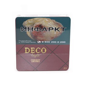 Сигариллы с фильтром DECO STYLE CHERRY AROMA (20 шт) - фото 20780