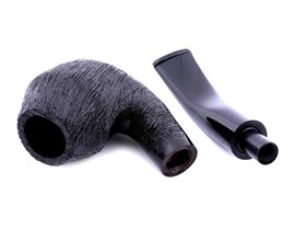 Трубка Barontini Raffaello Pettinata black, форма 124 - фото 20928