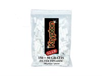 Фильтры для самокруток KRYPTON SLIM FILTERS 6x15mm (200 шт)