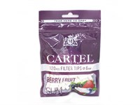 Фильтры для самокруток Cartel Slim 6мм Berry (120 шт)