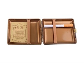 Портсигар Stoll на 18 сигарет C24 (натуральная кожа Буйвола) - фото 10638