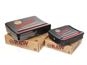 Машинка для самокруток с коробкой для табака RAW AUTOMATIC ROLLING BOX 110 мм - фото 12412