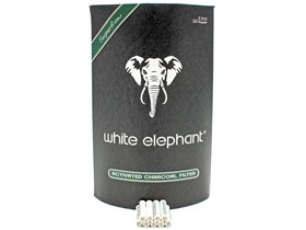 Фильтры для трубки White Elephant Угольные 9 мм (250 шт) - фото 12993
