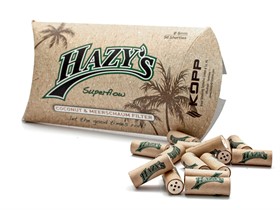 Фильтры для сигарет HazyS  Coconut & Meershaum filter 8 mm (50 шт) - фото 13007