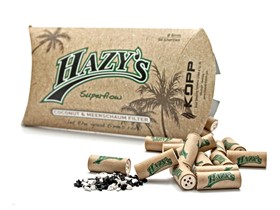 Фильтры для сигарет HazyS  Coconut & Meershaum filter 8 mm (50 шт) - фото 13008