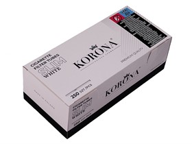 Гильзы для сигарет Korona Slim White (250 шт.) - фото 14957