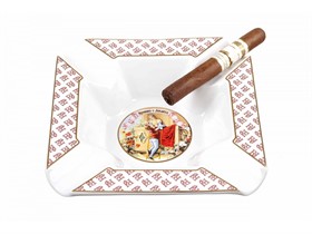 Пепельница Tom River Romeo y Julieta на 4 сигары, керамика ASH-36R - фото 16161