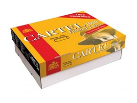 Гильзы для сигарет CARTEL X LONG FILTER 25 mm (1000 штук) HARD BOX - фото 17137
