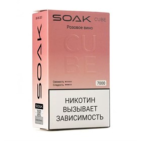 ОЭУ SOAK CUBE White Pink Wine/ Розовое вино (7000 затяжек) - фото 18254