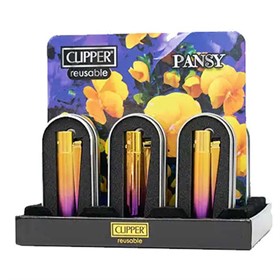 Зажигалка Clipper CP11 Pansy - фото 18544