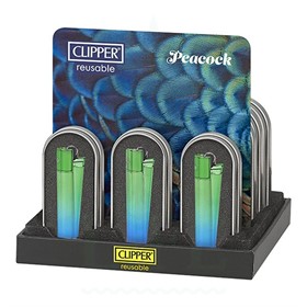 Зажигалка Clipper CP11 Peacock - фото 18546