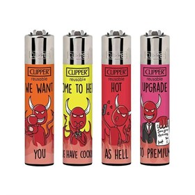 Зажигалка Clipper CP11 Funny as Hell - фото 20051