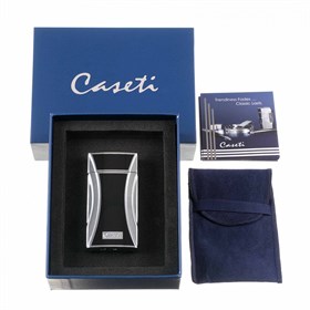 Зажигалка Caseti сигарная, турбо, с гильотиной CA 285-1 - фото 20604