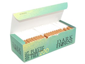 Гильзы для сигарет Dark Horse GREEN (200 шт) - фото 20703