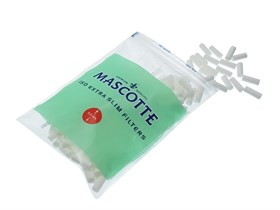 Фильтры для самокруток MASCOTTE Extra Slim 5,3 мм (150 шт) - фото 5194