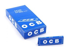 Сигаретная бумага OCB Blue (50 листов) 70 мм - фото 5428