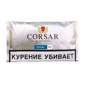 Табак сигаретный CORSAR OF THE QUEEN ZWARE 3/4  35 гр - фото 6785