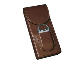 Футляр для 3 сигар Aficionado Cigar Leather Case LC3MC  BRN - фото 7628