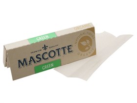 Сигаретная бумага Mascotte Green Organic 70 мм - фото 7650
