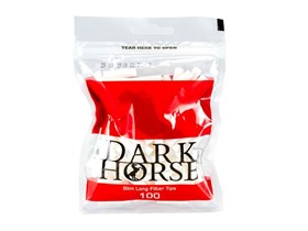 Фильтры для самокруток Dark Horse Slim Long 6мм (100 шт.) - фото 7748