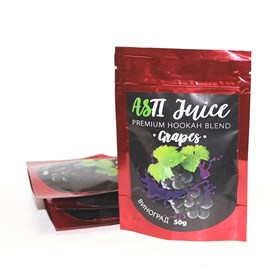 Кальянная смесь ASTI JUICE Grapes зип-пакет 50 гр - фото 8521