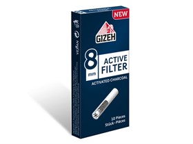 Фильтры для самокруток Gizeh Active (угольные) 8 мм (10 шт) - фото 9394