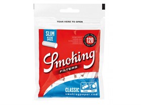 Фильтры для самокруток Smoking Slim Classic (120 шт.) - фото 9413