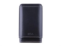 Чехол P&A на 4 сигары Робусто, натуральная кожа и кедр S202-Black