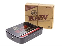 Машинка для самокруток с коробкой для табака RAW AUTOMATIC ROLLING BOX 79 мм