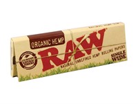 Сигаретная бумага RAW SINGLE WIDE ORGANIC 70 мм (50 листов)