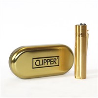 Зажигалка Clipper CM010 Gold