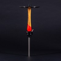Кальян BLACK FIRE Wood Resin kit Red 53 см
