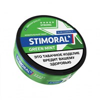 ЖЕВАТЕЛЬНЫЙ ТАБАК STIMORAL SLIM COMPACT С АРОМАТОМ «GREEN MINT»