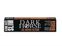 Сигаретная бумага Dark Horse KS Black+ FTIP 110 мм (34 листа )