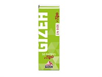 Сигаретная бумага Gizeh 1 1/4 Super Fine 78 мм + Tips Magnet (50+50 )