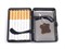 Портсигар Passatore на 14 сигарет натуральная буйволиная кожа Коричневый C121 - фото 14633