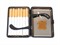 Портсигар Passatore на 14 сигарет натуральная буйволиная кожа Светло-коричневый C124 - фото 15691